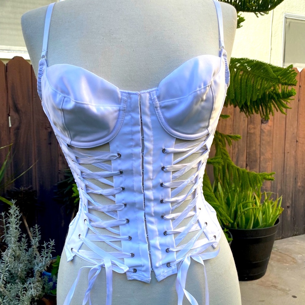 White 34B Corset